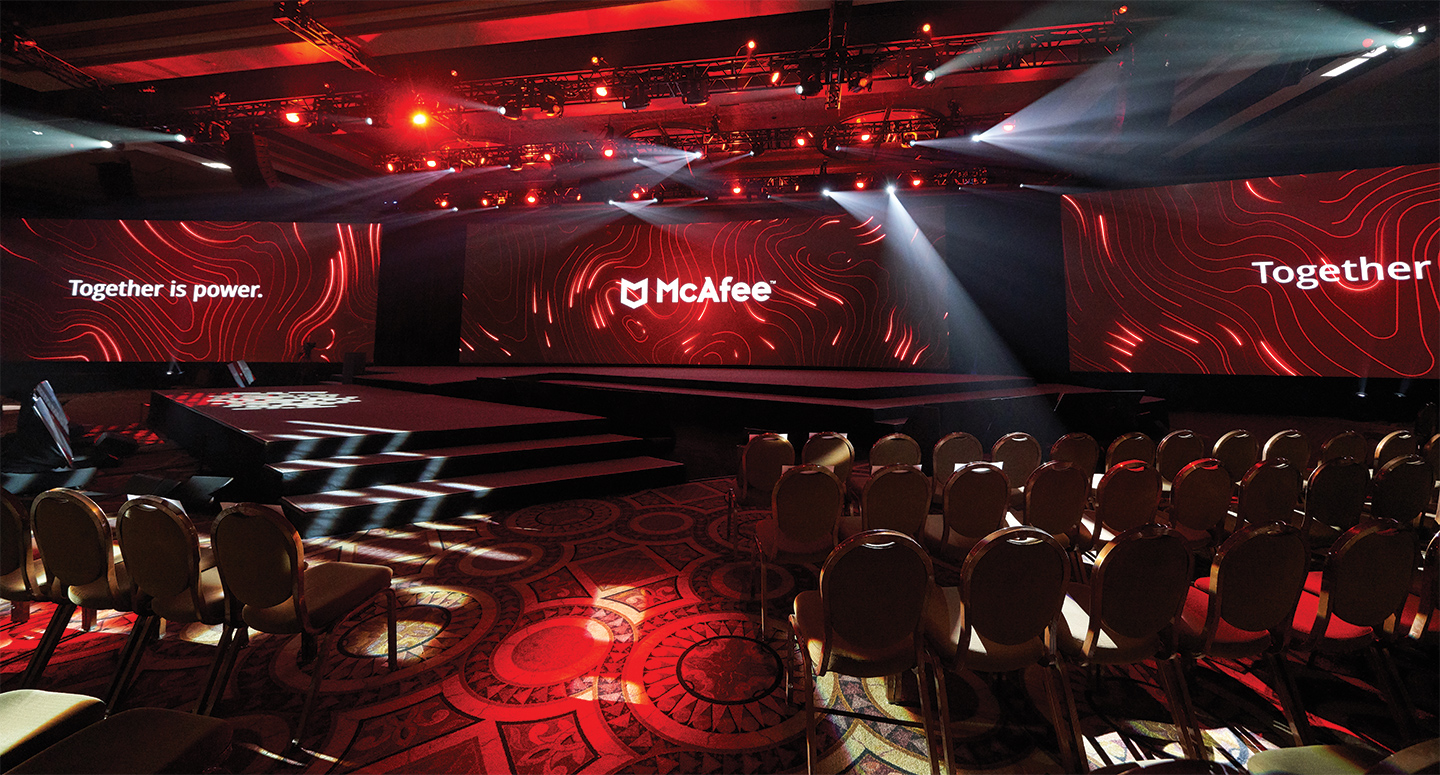 EVI produces global event for McAfee